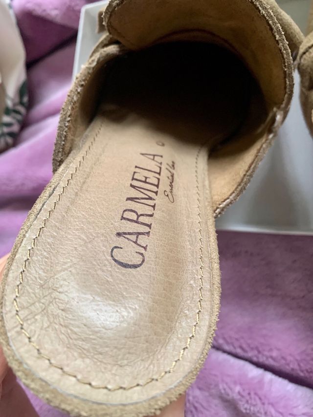 Zoccoli Carmela Beige/Marroni Taglia 38