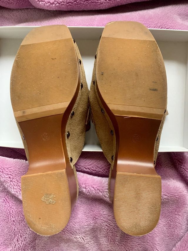 Zoccoli Carmela Beige/Marroni Taglia 38