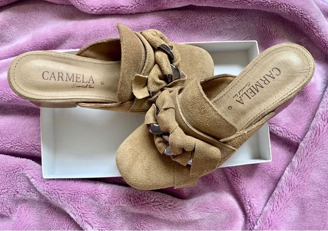 Zoccoli Carmela Beige/Marroni Taglia 38