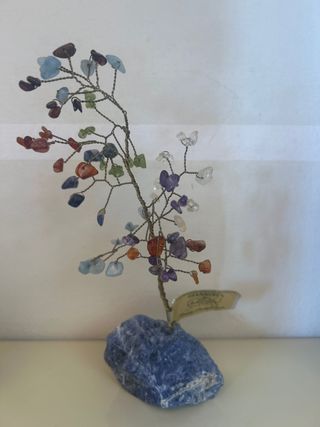 Albero bonsai in sodalite artigianale