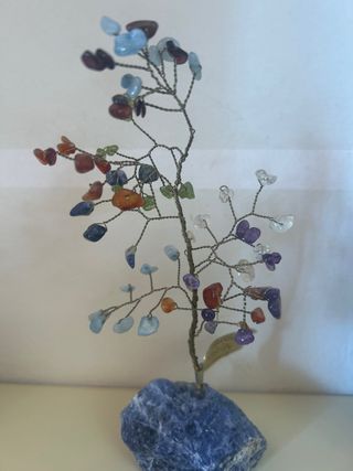 Albero bonsai in sodalite artigianale