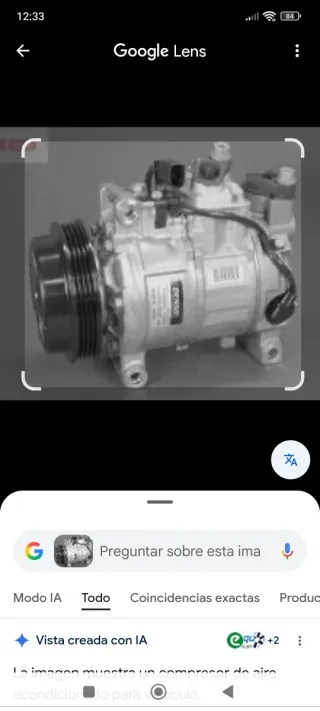 Compresor Aire Acondicionado Audi A4 6V 2.5 motor