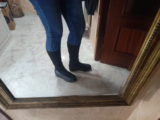 Botas altas negras