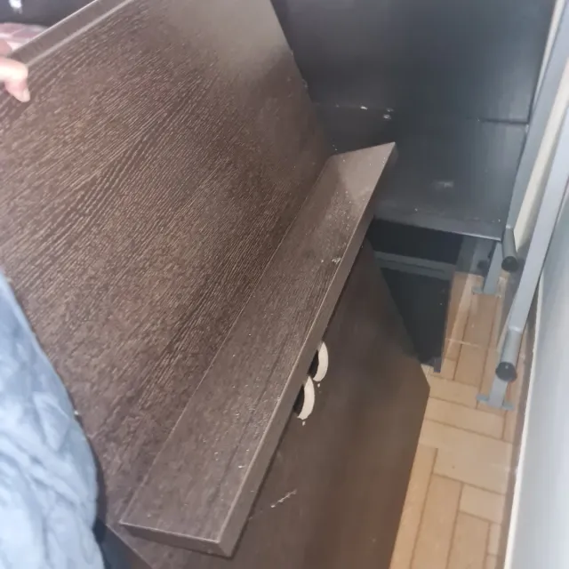 Cama 1.50 Tatami Wengue con Mesillas y Cabecero