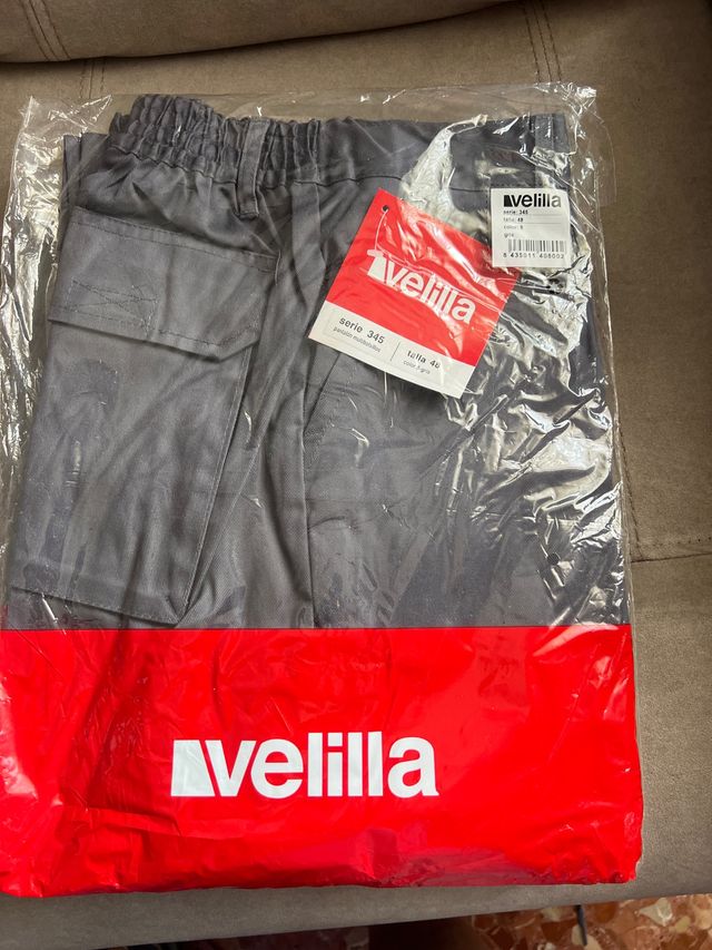 Pantalones de trabajo Velilla grises talla 48