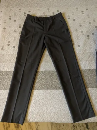 Traje de 3 piezas gris Talla M