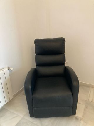 Sofá Reclinable Eléctrico Negro