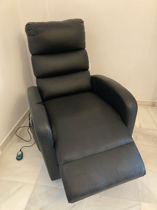 Sofá Reclinable Eléctrico Negro