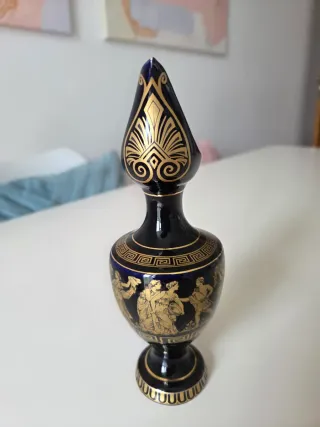 Jarrón de porcelana Griego