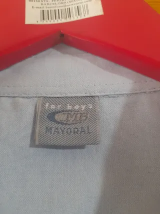 Camisa juvenil Mayoral azul