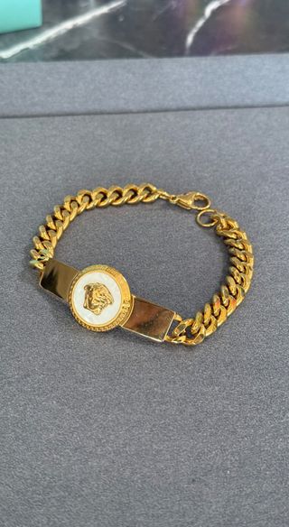 Pulsera Versace Oro Blanco