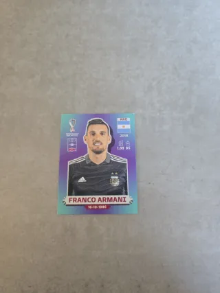Carta Mundial 2022 Franco Armani ARG