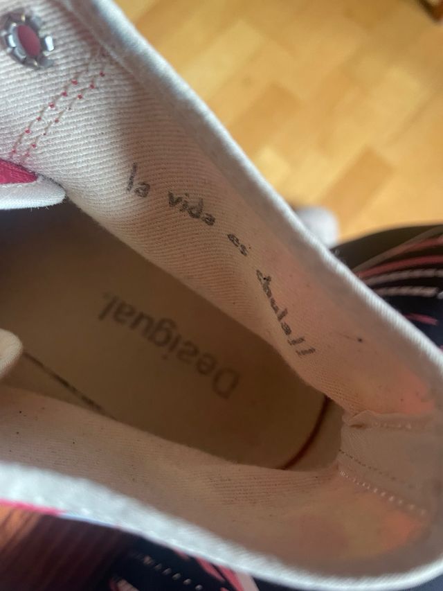 Zapatillas Desigual plataforma multicolor