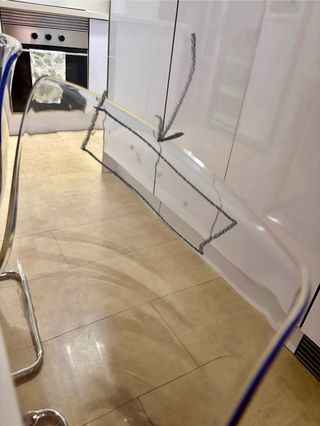 Mesa y 4 Sillas Ikea Transparente