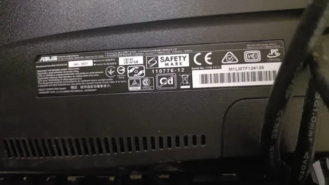 Monitor ASUS Táctil Negro