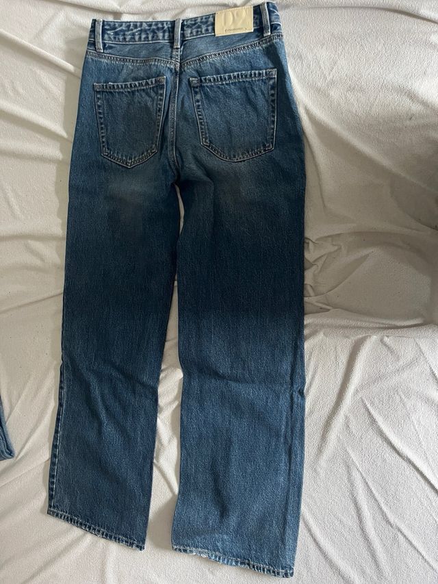 Lote Vaqueros y Cargo Bershka Beige Talla M