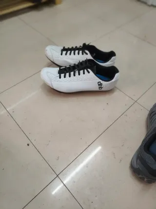 Zapatillas carretera DHB blancas talla 45