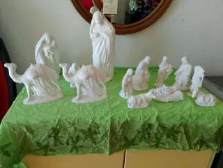 Figuras Belén Escayola Varios Tamaños figuras a 5