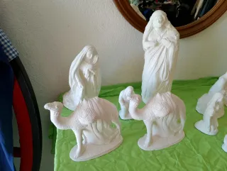 Figuras Belén Escayola Varios Tamaños figuras a 5