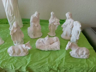 Figuras Belén Escayola Varios Tamaños figuras a 5