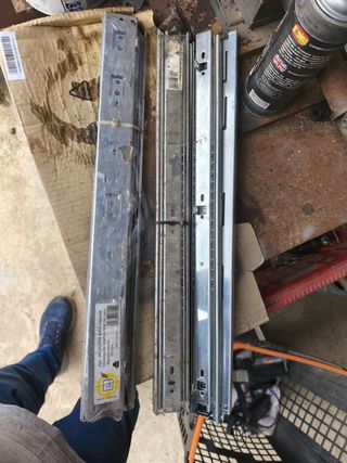 Guías para cajones telescópicas 50cm