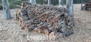Leña en astillas