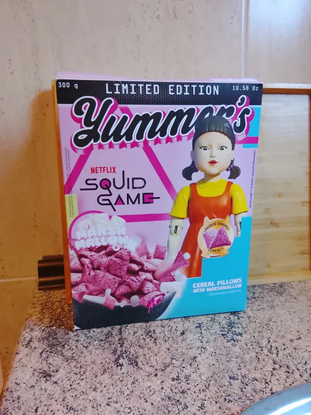 Caja de cereales Yummer's Squid Game
