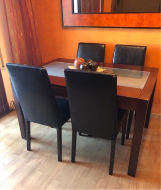 Conjunto Muebles ,armario,cama nido, puff y sillas