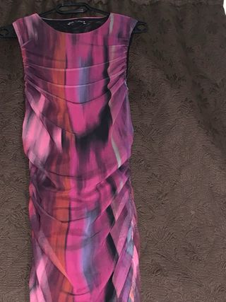 Vestido Zara Tie-dye Degradado