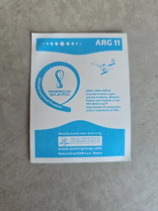 Carta Mundial 2022 Ángel Di María ARG