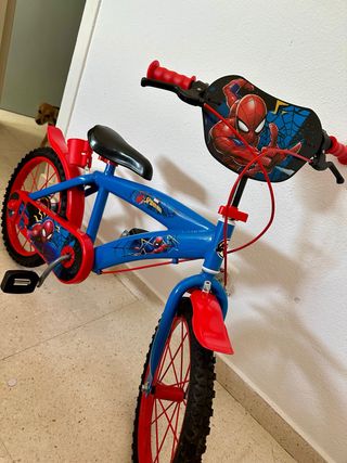 Bicicleta Spiderman 16 Decathlon