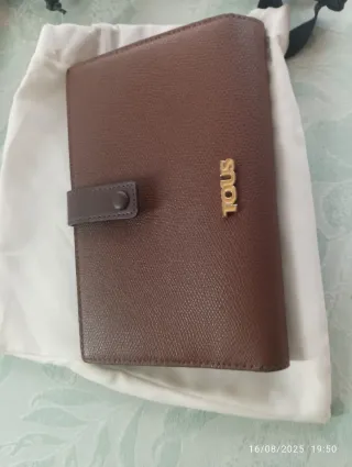 Cartera Tous Marrón y Dorada