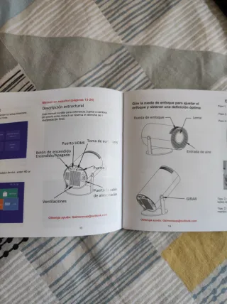 Proyector Gommo Negro