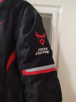 Chaqueta Moto Negra y Roja Talla S/M