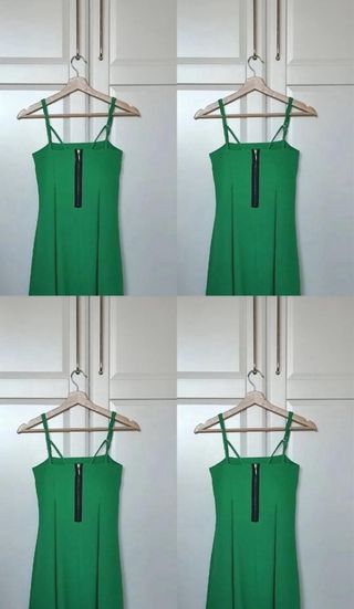Vestido verde de tirantes