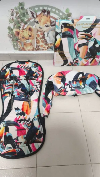 Capota y colchoneta Bugaboo Bee Tucanes