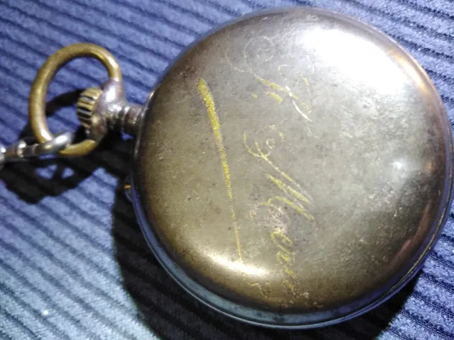 Reloj de bolsillo Longines antiguo plata