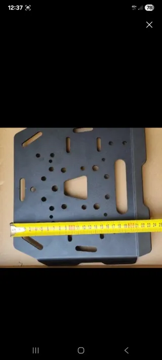 Herrajes y parrilla Baúl Ducati Scrambler