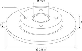 Disco de freno VALEO aceitado 675405