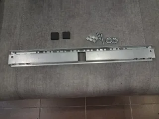 Mueble Almacenaje Negro Puerta Cristal