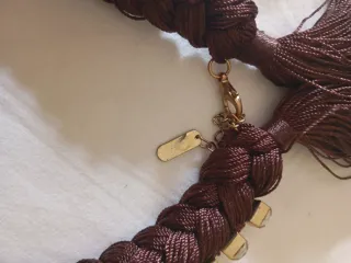 Girocollo treccia con strass