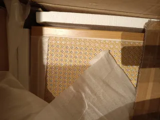 Sillas de comedor de bambú y ratán (4 unidades)