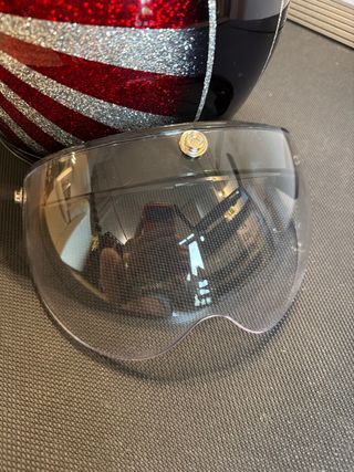 Casco Jet Estilo 70s Diseño Sol Naciente