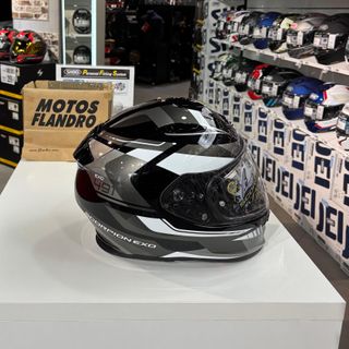 Casco Scorpion EXO-491 Abilis Negro Blanco.