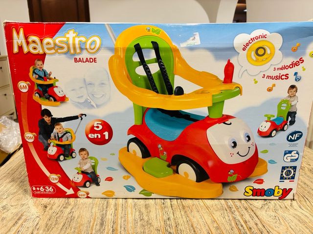 Correpasillos Balancín Smoby Maestro 5 en 1