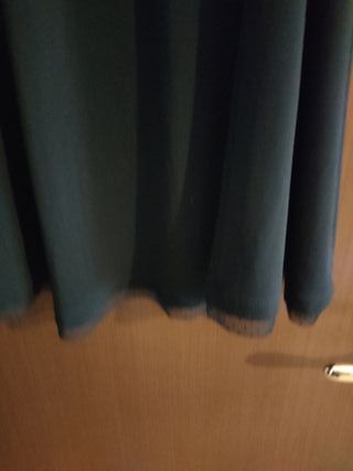 Abito longuette nero donna con pizzo