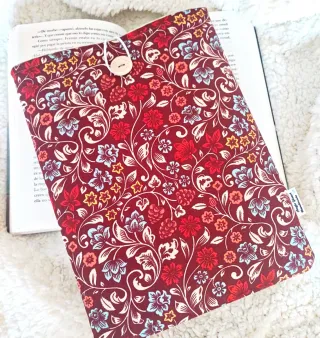 Funda para libros flores vintage