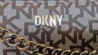 Bolso DKNY logo estampado