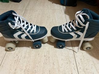 Patines Oxelo Quad 100 JR Azul