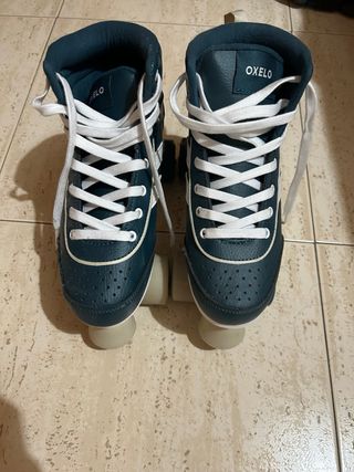 Patines Oxelo Quad 100 JR Azul